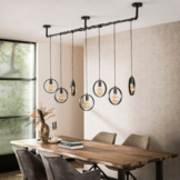 Hanglamp Ring | 7L | Charcoal - Wikkel