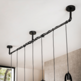 Hanglamp Ring | 7L | Charcoal - Wikkel