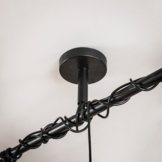 Hanglamp Ring | 7L | Charcoal - Wikkel