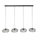 Hanglamp Connect XL | 4L | Zwart - Bruin