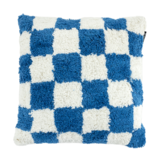 Kussen Chess - blue