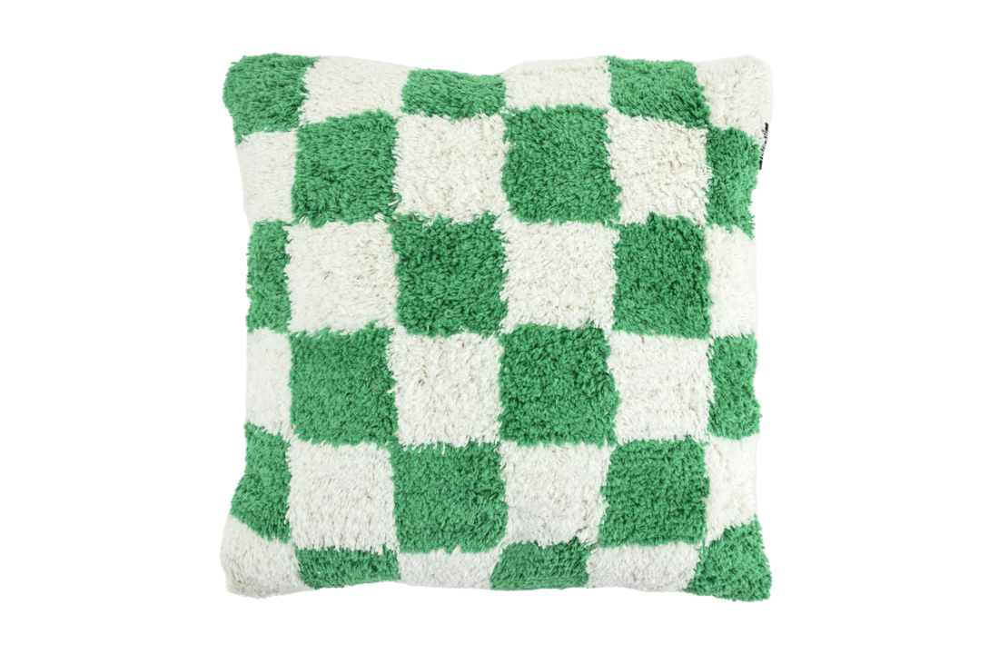 Kussen Chess - green