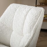 Barkruk Raster | Draaibaar | Boucle wit