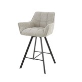 Barkruk Raster | Draaibaar | Boucle zandkleur