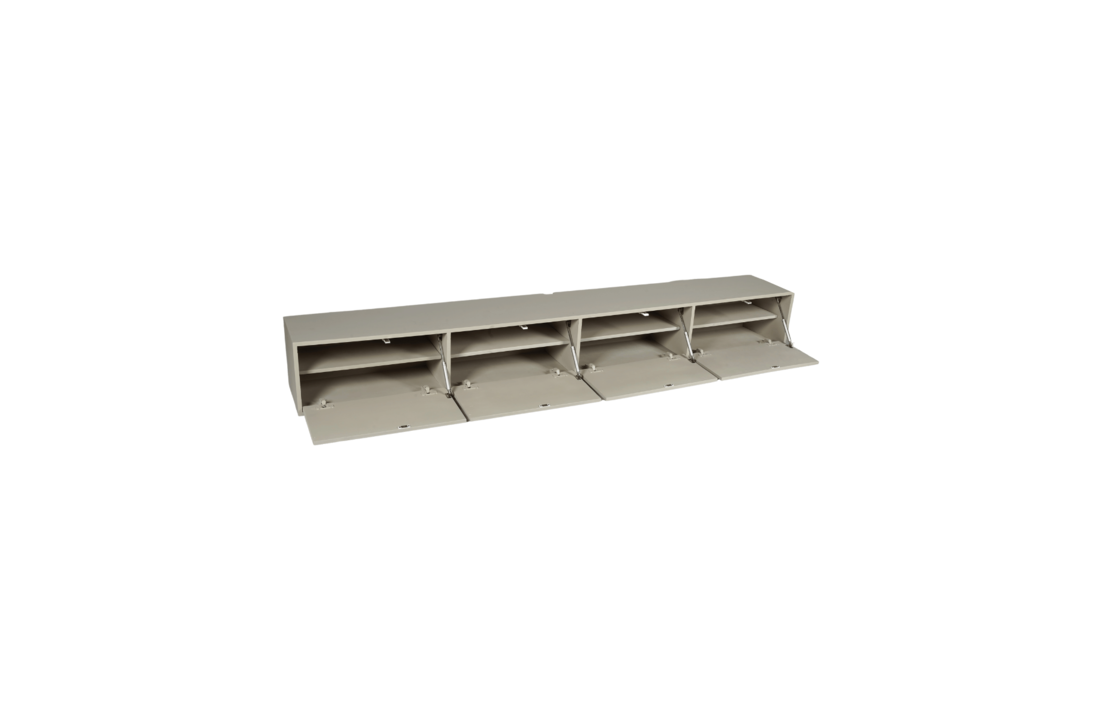 Zwevend Tv meubel Vision Sand | 240 cm
