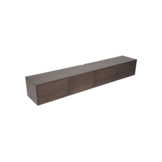 Zwevend Tv meubel Vision Walnut | 200 cm