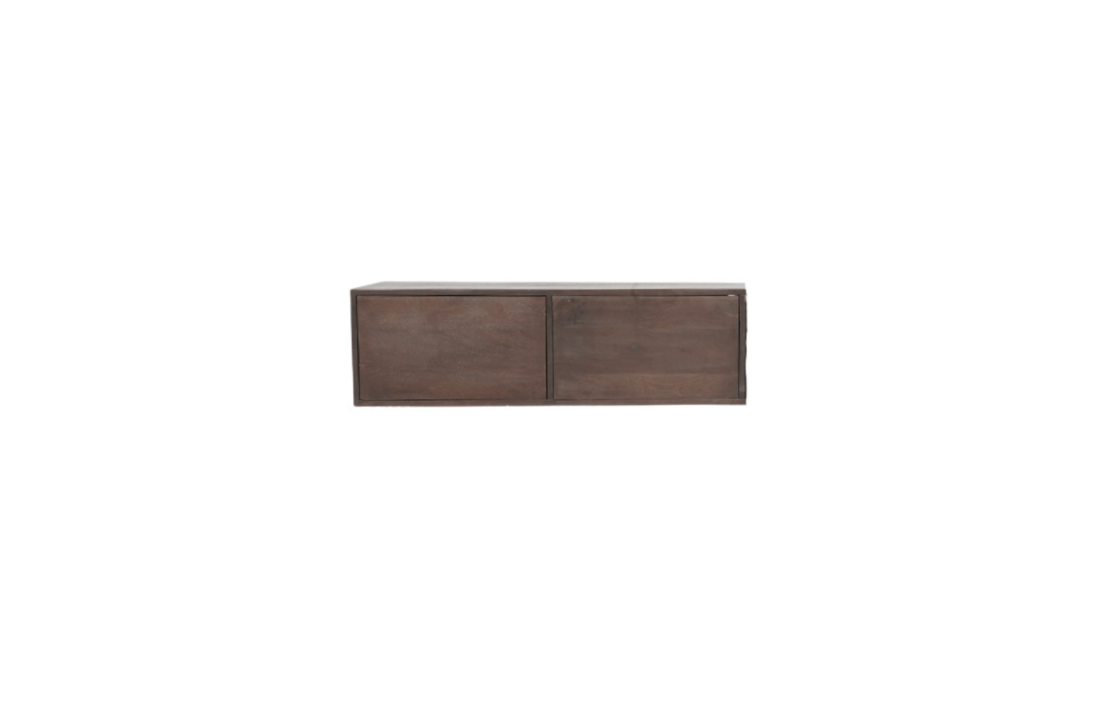 Zwevend Tv meubel Vision Walnut | 120 cm
