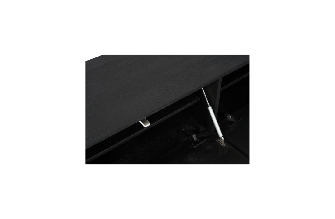Zwevend Tv meubel Vision Black | 200 cm