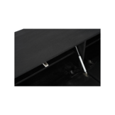 Zwevend Tv meubel Vision Black | 120 cm