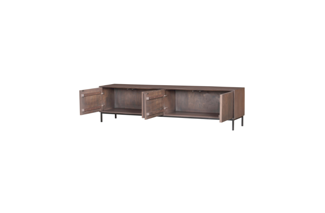 Tv meubel Madison Walnoot| 210 cm