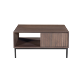 Salontafel Madison Walnoot| 80x80 cm