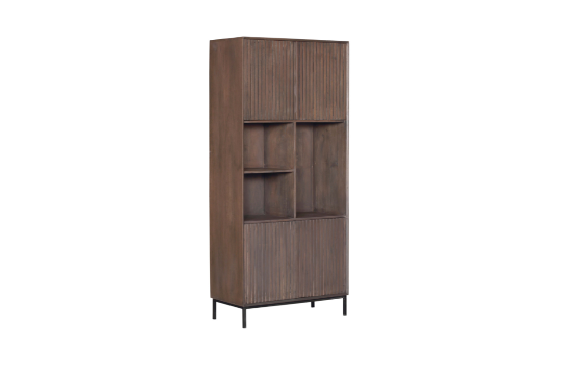 Vakkenkast Madison Walnoot | 90 cm