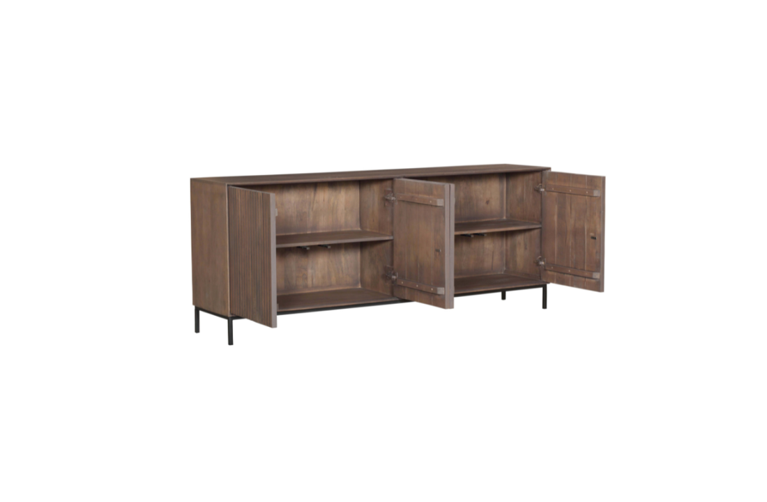 Dressoir Madison Walnoot | 210 cm