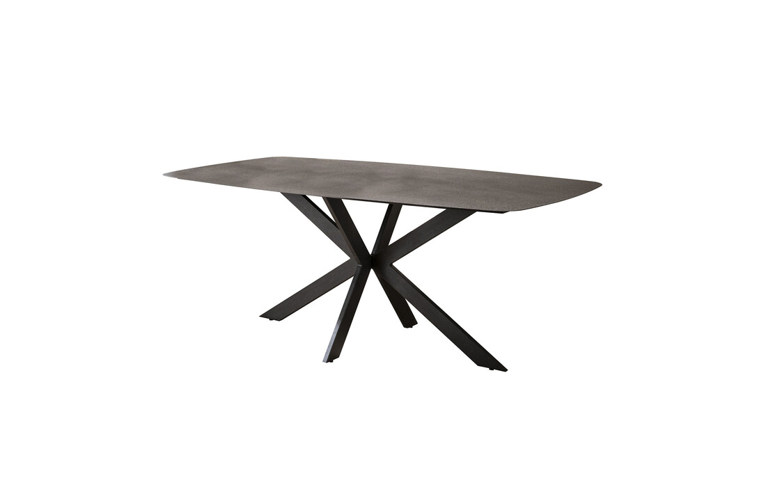 Eetkamertafel Rough Metal | Ovaal | Matrixpoot