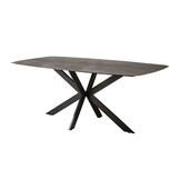 Eetkamertafel Rough Metal | Ovaal | Matrixpoot