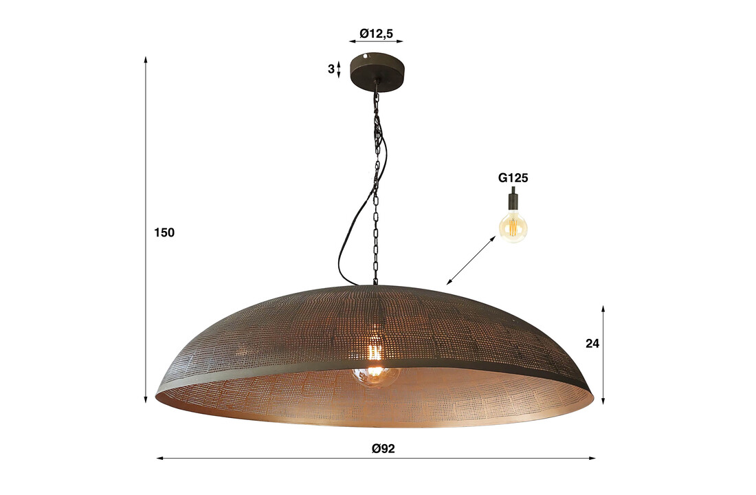 Hanglamp Cosmic |Brons antiek