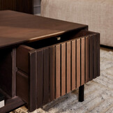 Salontafel Madison Walnoot| 80x80 cm