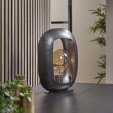 Tafellamp Arch L | Zwart nikkel