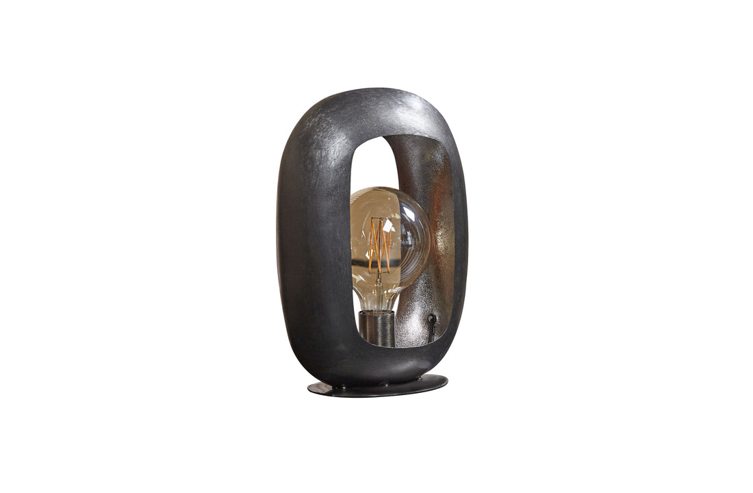 Tafellamp Arch L | Zwart nikkel