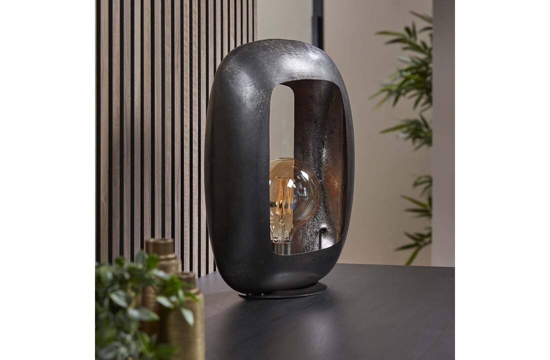 Tafellamp Arch XL | Zwart nikkel