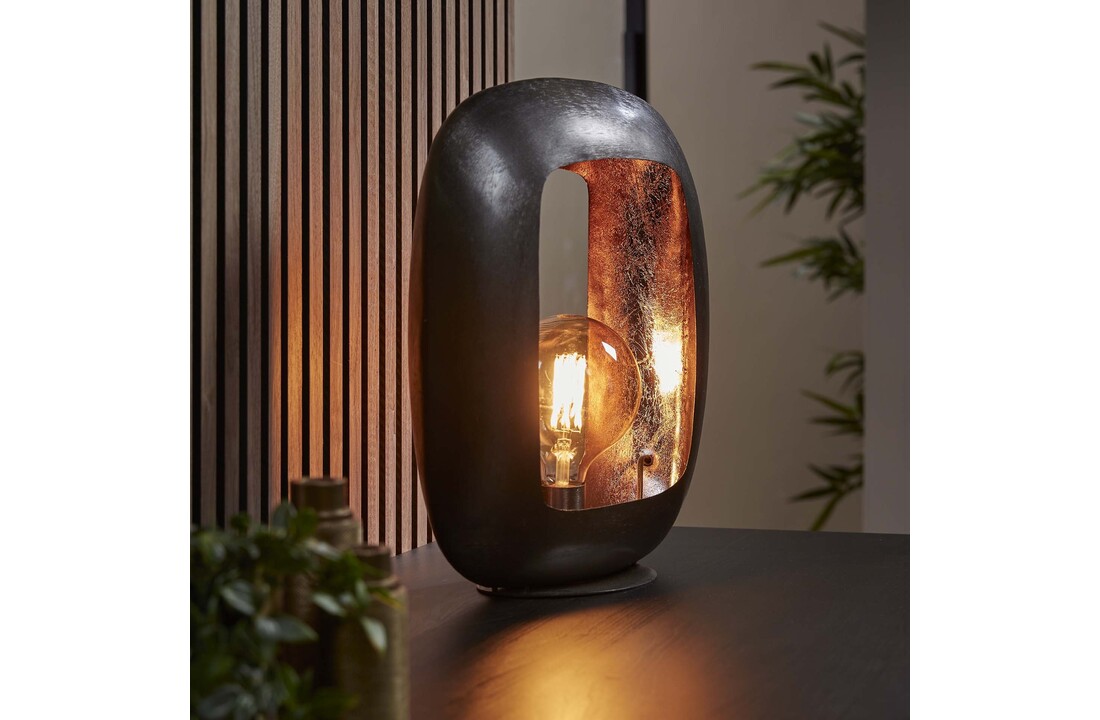 Tafellamp Arch XL | Zwart nikkel