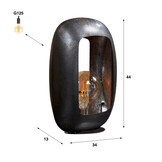 Tafellamp Arch XL | Zwart nikkel