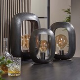 Tafellamp Arch XL | Zwart nikkel