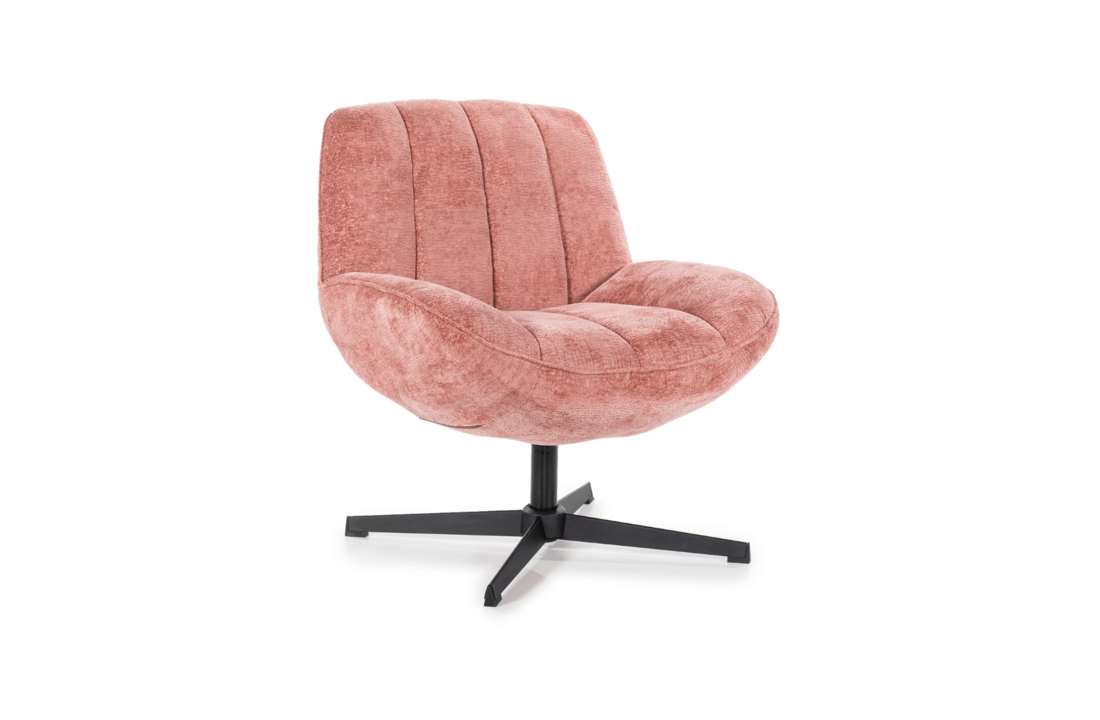 Fauteuil Derby | Draaibaar - roze