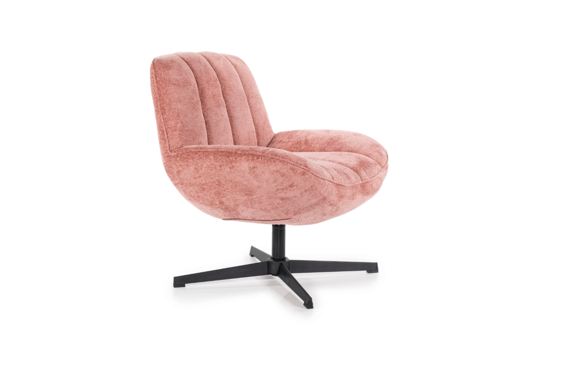 Fauteuil Derby | Draaibaar - roze