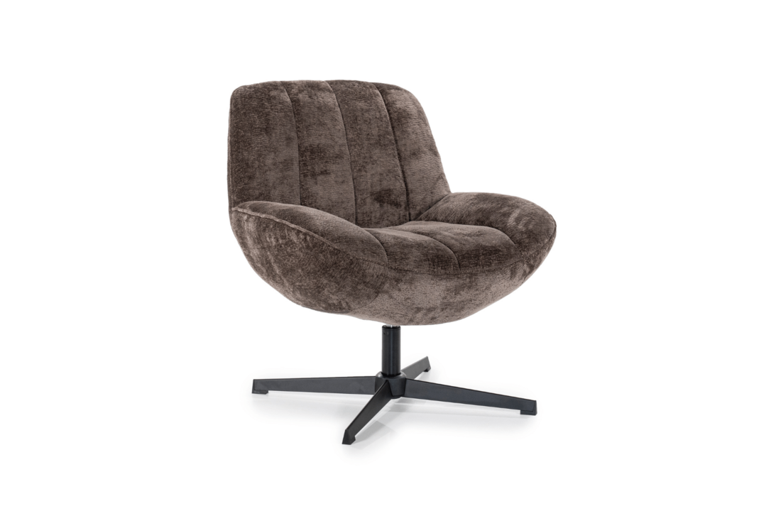 Fauteuil Derby | Draaibaar - brown