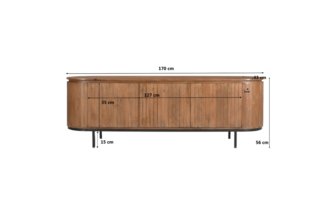 TV Meubel Noor | Naturel | 170cm