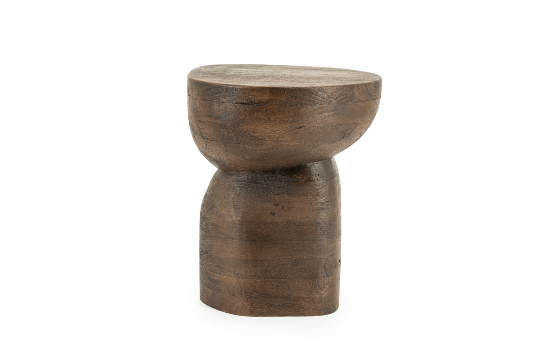 Bijzettafel Cobble - brown