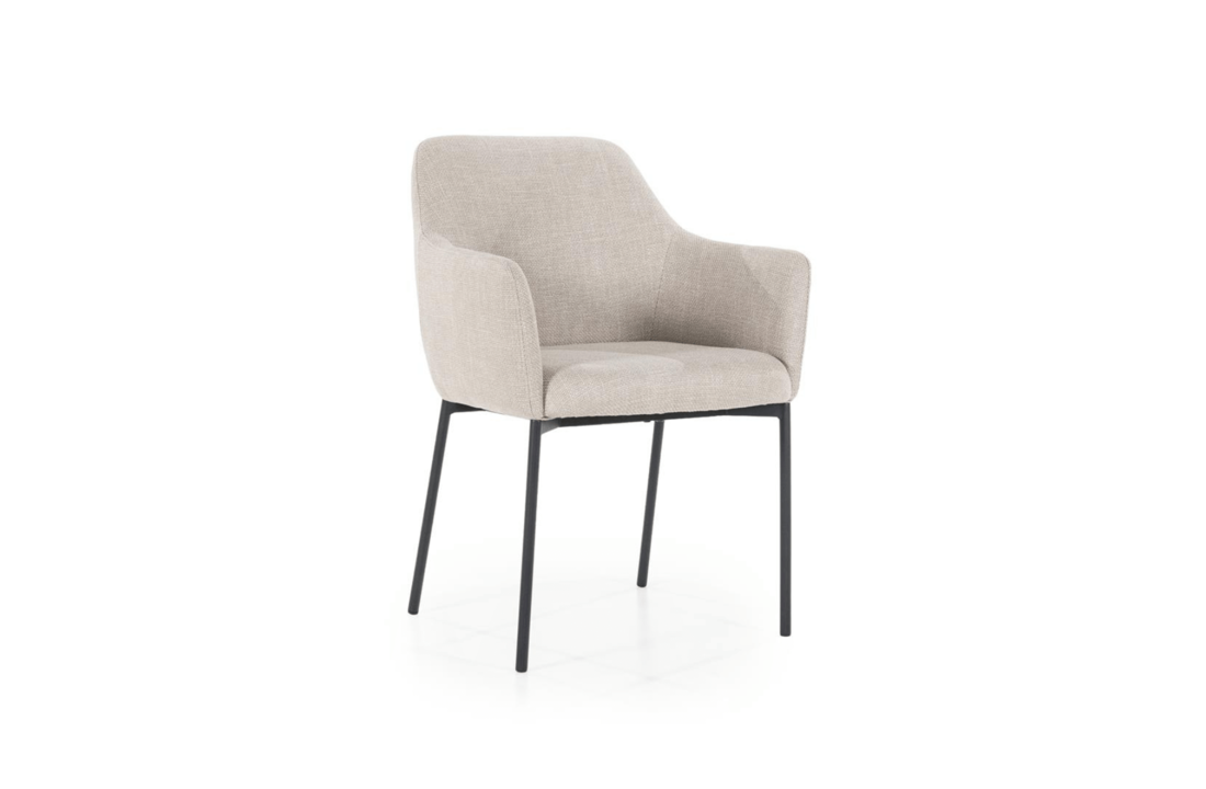 Eetkamerstoel Paul - taupe Linea