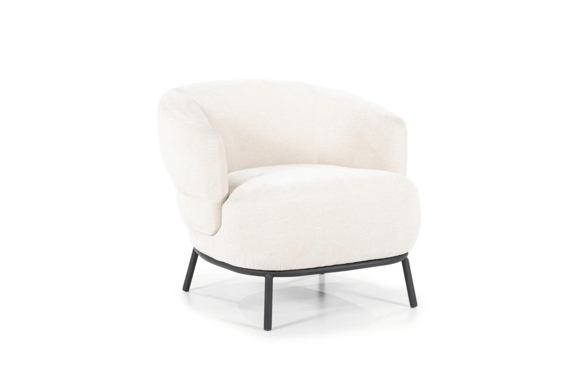 Fauteuil David - beige Safari