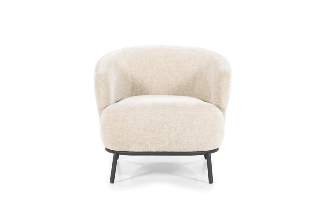 Fauteuil David - taupe Safari