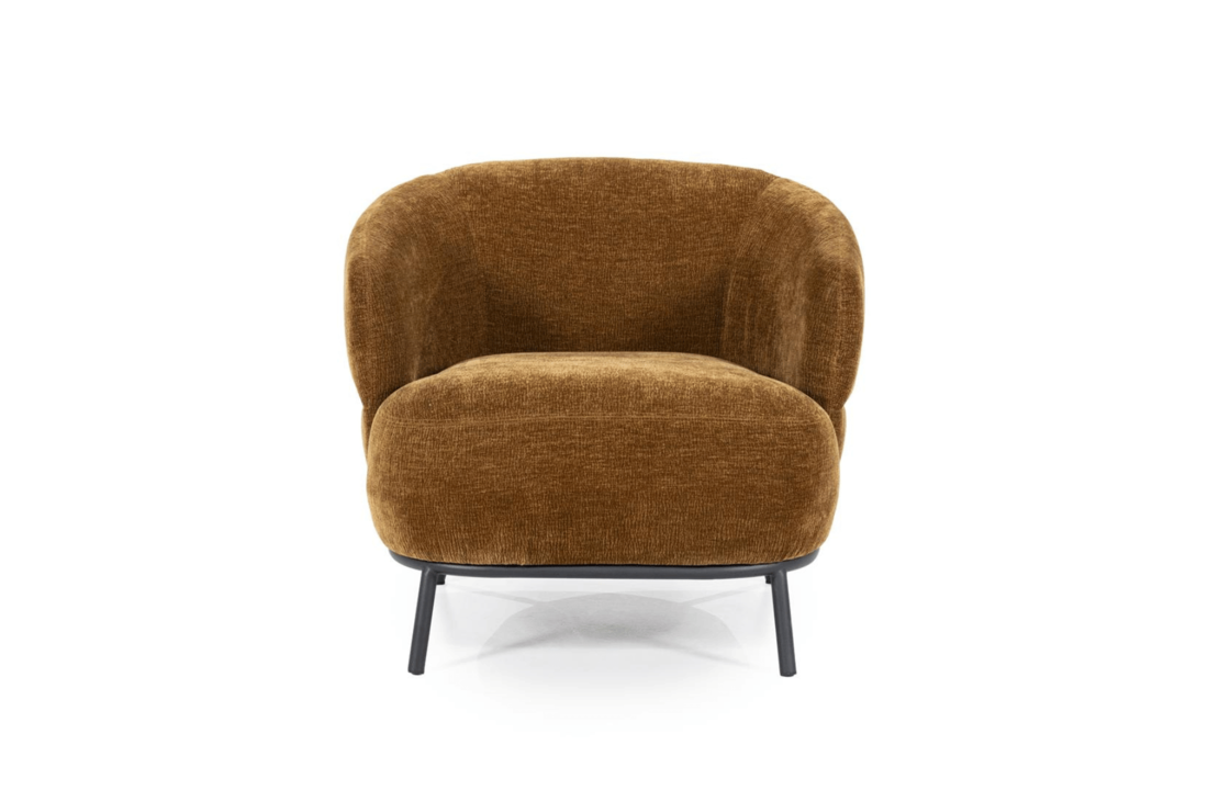 Fauteuil David - mosterd Safari