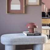 Tafellamp Toad - coral red