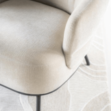 Fauteuil David - taupe Safari