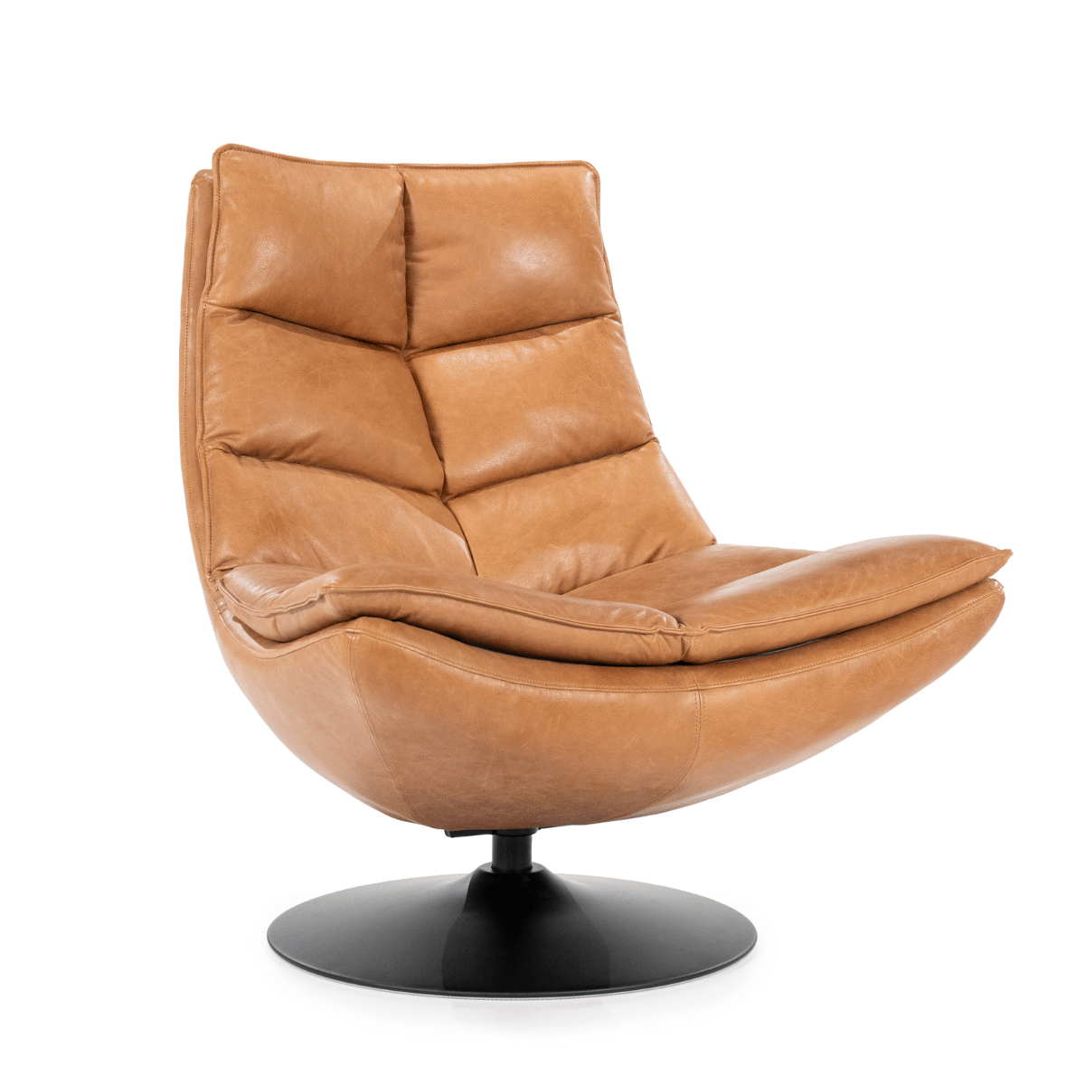 Fauteuil Sven - cognac boho leder