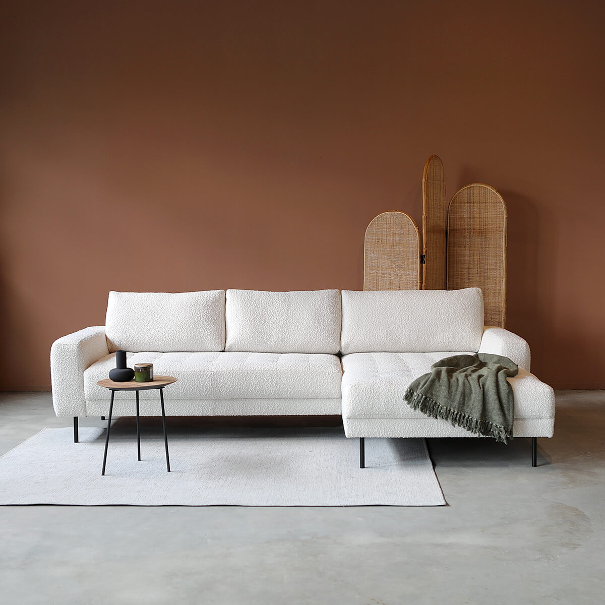 Bank Oreo met chaise longue rechts - Legend 2 Natural