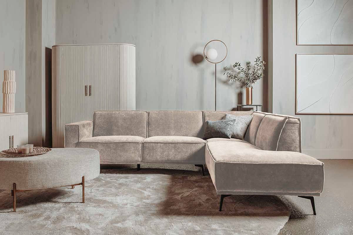 Hoekbank Leeds | City beige