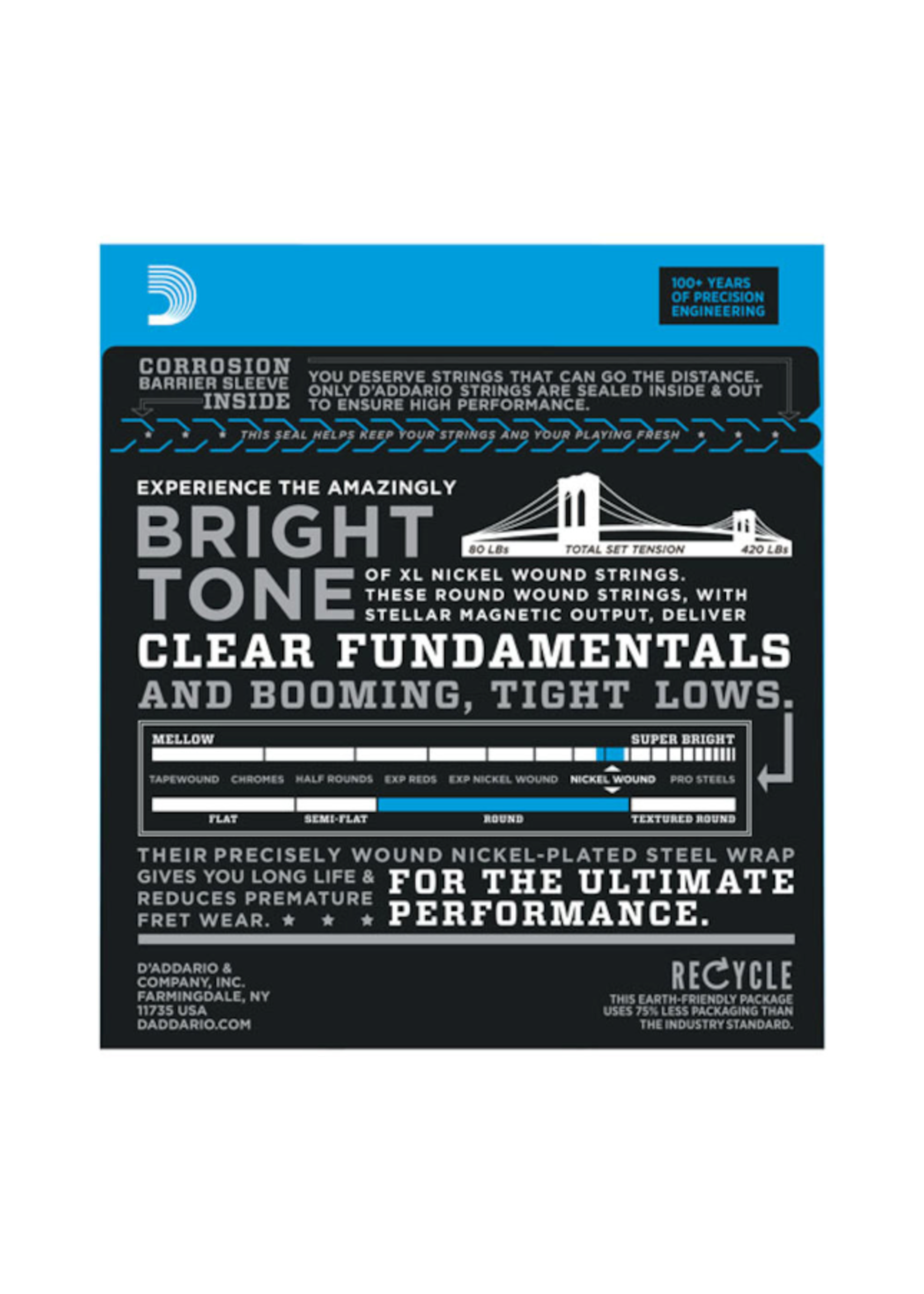 D'Addario D'Addario EXL170-5 45-130