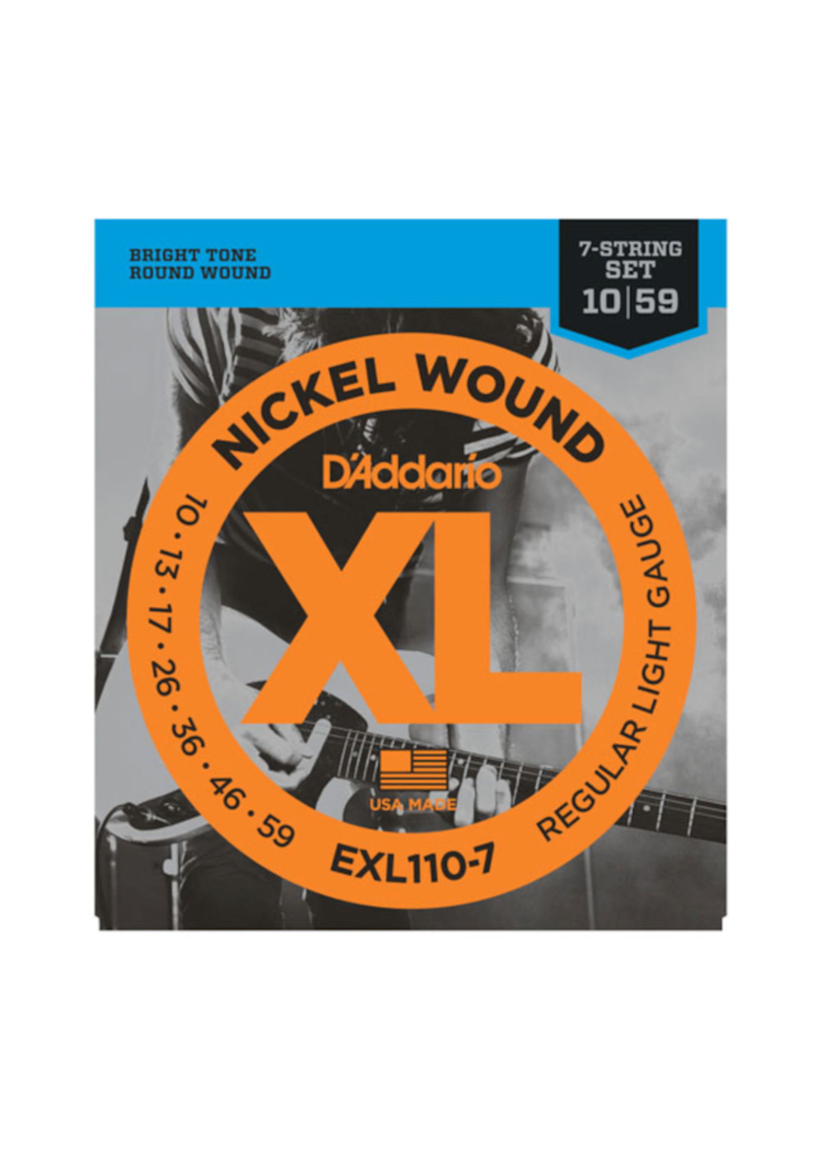 D'Addario D'Addario EXL110-7 7string 0.10