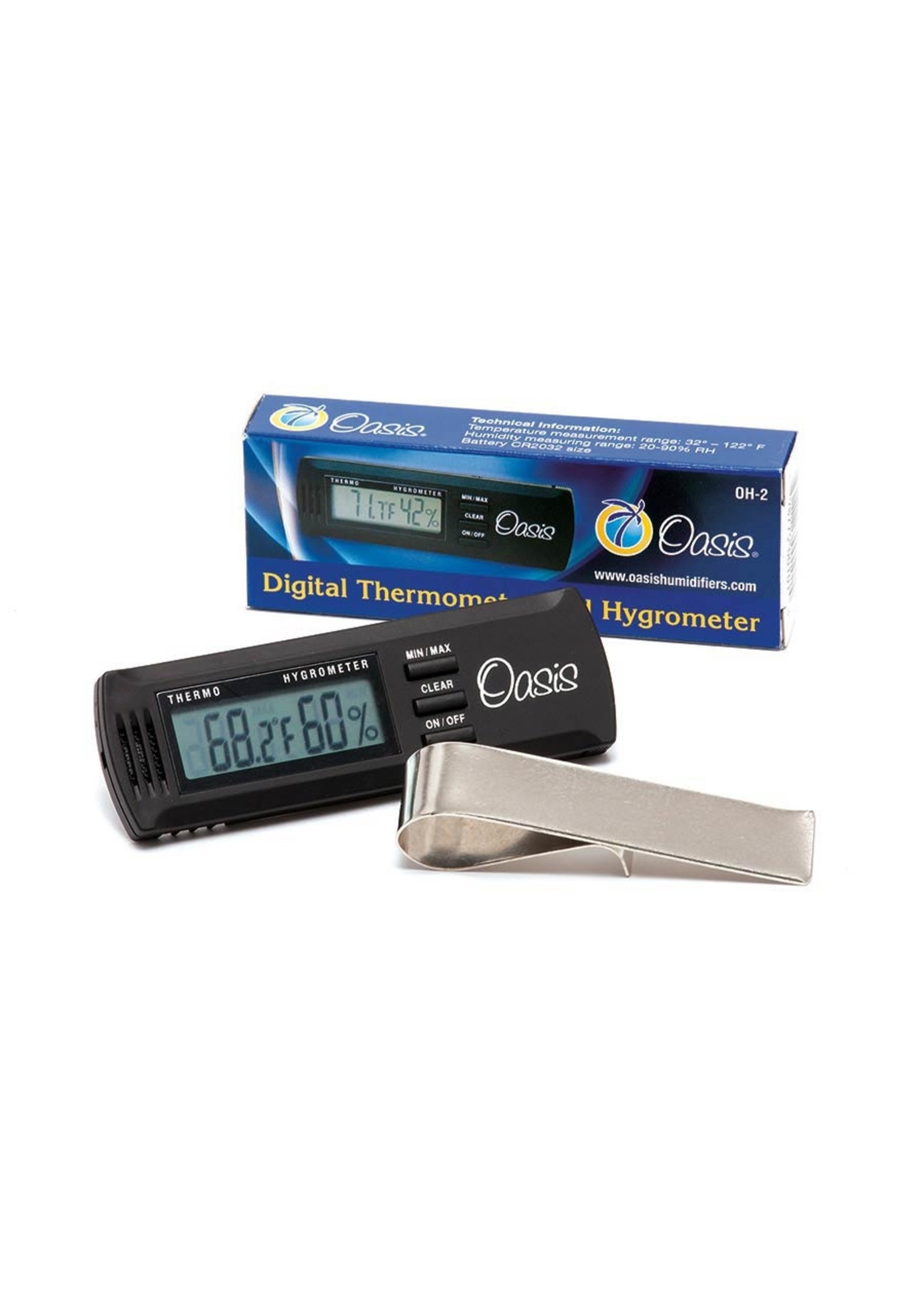 Oasis OH-2+ Digital Hygrometer / Thermometer For Guitar Humidity Contr –