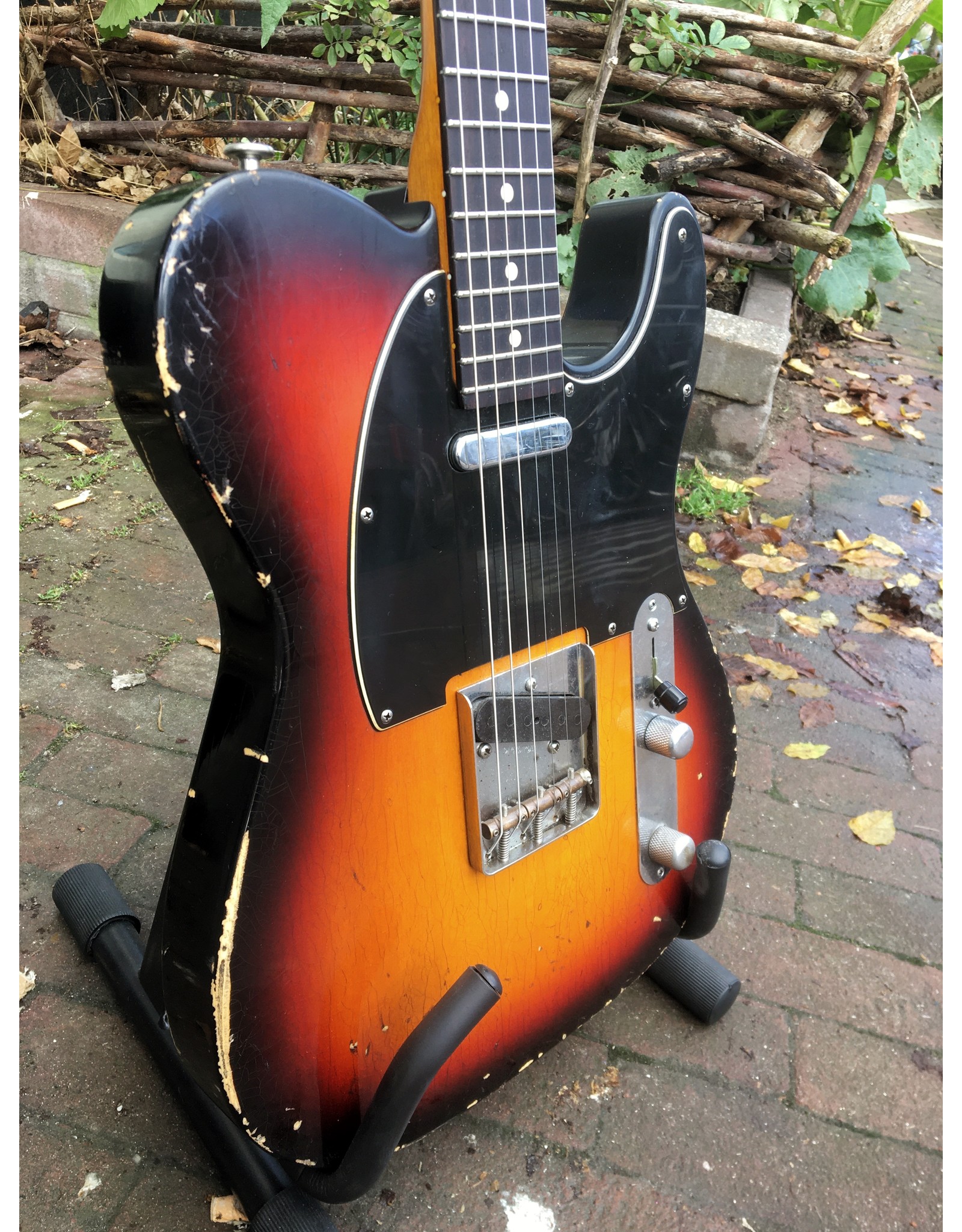 haar guitars haar traditional t 3 tone sunburst rosewood neck