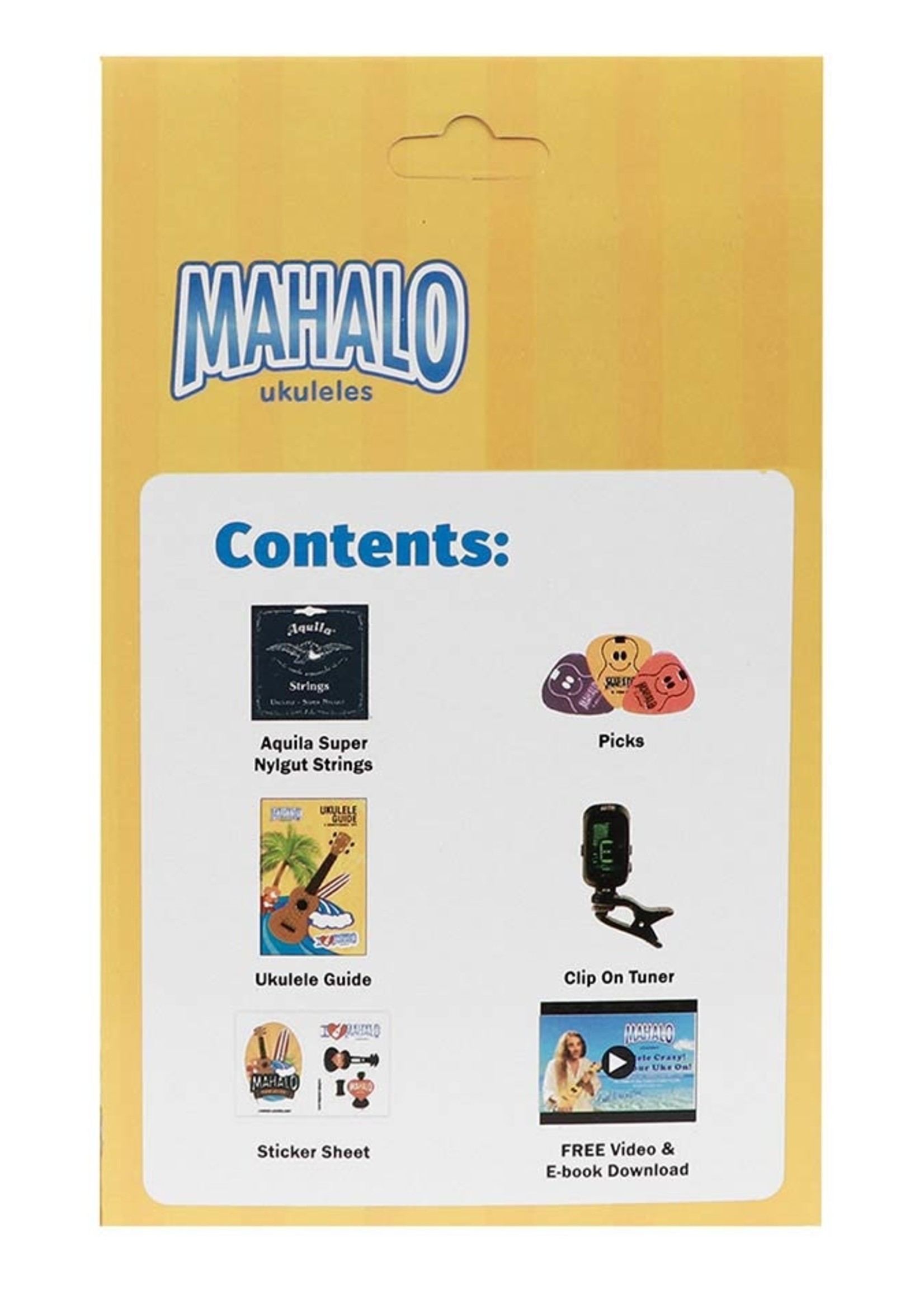 Mahalo Mahalo ukulele Accessoire pack MZK1