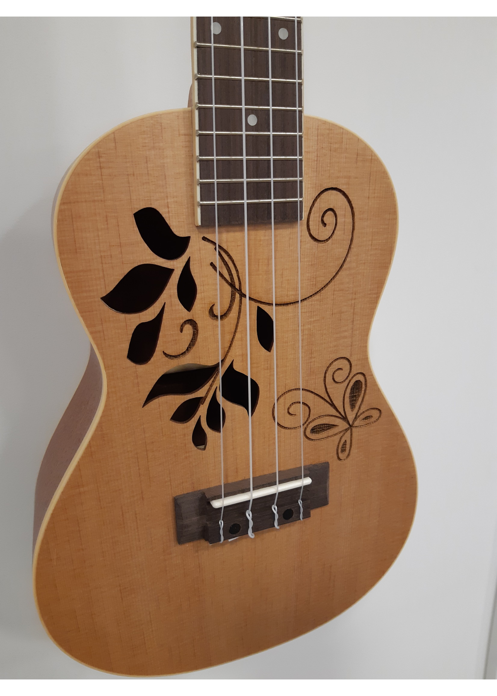 CLX Clx Concert Ukulele Leaves 23 SPR