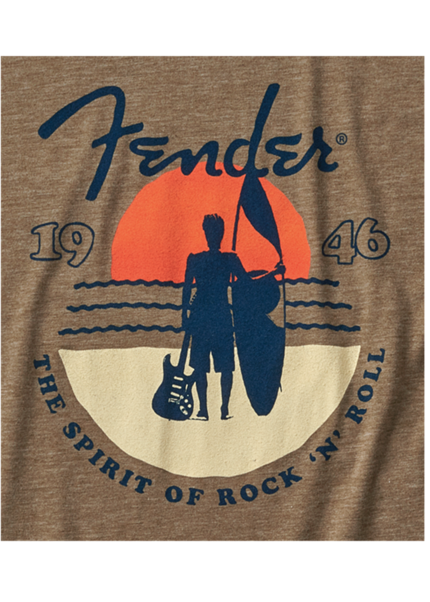 Fender Fender sunset spririt t-shirt olive xxl