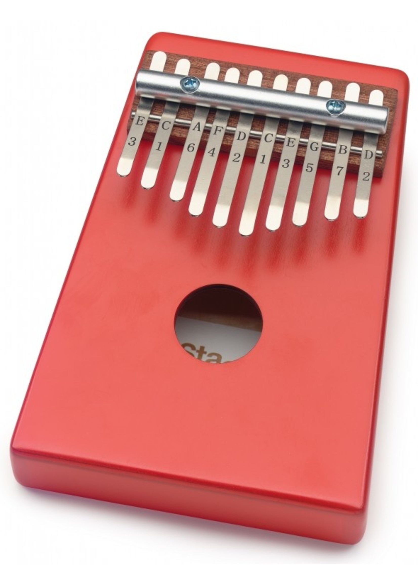 Stagg Stagg Kalimba Kid 10 Rood