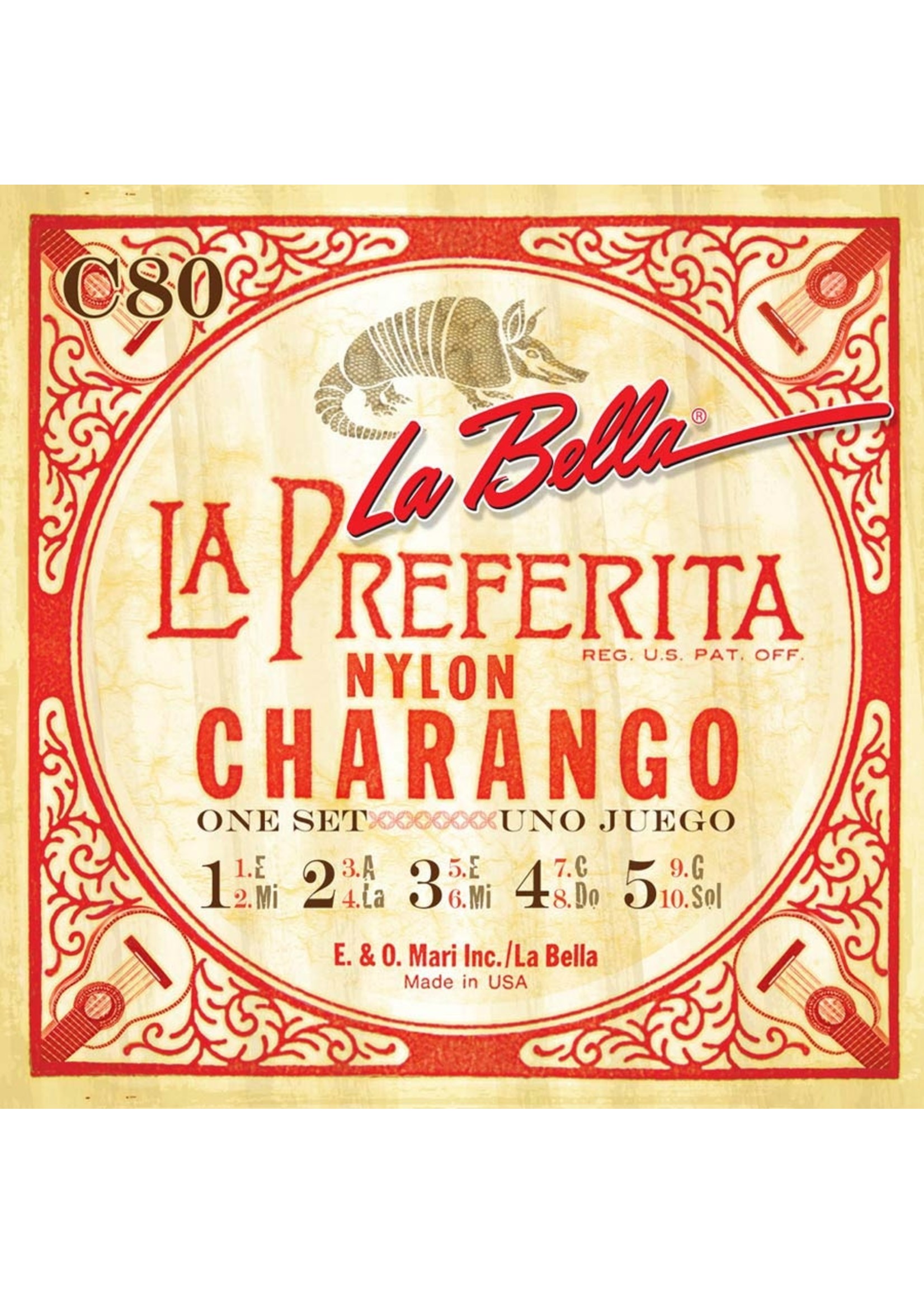 La Bella La Bella Charango snaren